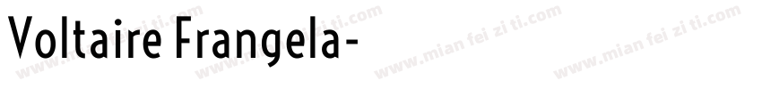 Voltaire Frangela字体转换